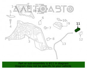 Maneta de rabatare a scaunelor din spate stanga Infiniti QX50 19-