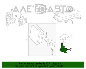 Modulul de control al frânei de parcare pentru computerul Lexus LS460 07-12