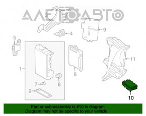 Modulul de control al gateway-ului rețelei ECM al șasiului Toyota Camry v70 18-