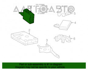 Bus Buffer Computer Control Module Lexus LS460 07-12