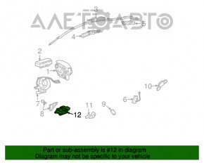 Модуль srs airbag компьютер подушек безопасности Toyota Prius 20 04-09