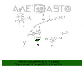 Модуль srs airbag компьютер подушек безопасности Toyota Highlander 08-13