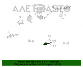 Modulul airbag SRS computer pentru airbag-urile de siguranță Lexus RX350 10-15