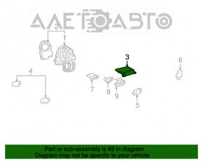 Модуль srs airbag компьютер подушек безопасности Lexus NX200t NX300 NX300h 15-21