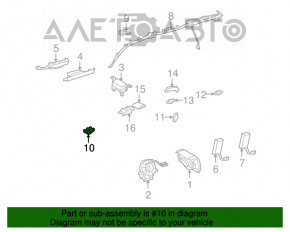 Senzor airbag dreapta spate pentru Lexus RX350 RX450h 10-15