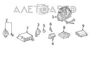 Senzor airbag dreapta fata Toyota Highlander 20-