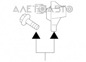 Senzor airbag frontal stânga pentru Lexus RX300 RX330 RX350 RX400h 04-09