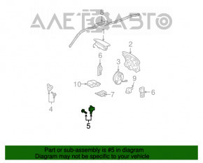 Senzor airbag frontal stânga pentru Lexus RX300 RX330 RX350 RX400h 04-09