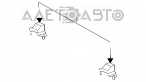 Senzor airbag frontal stânga pentru Lexus GX470 03-09