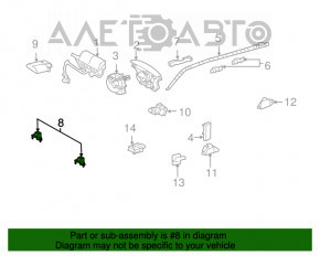 Senzor airbag dreapta față pentru Lexus GX470 03-09