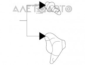 Senzor airbag spate stânga Lexus RX300 98-03