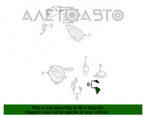 Senzor airbag spate stânga Lexus RX300 98-03