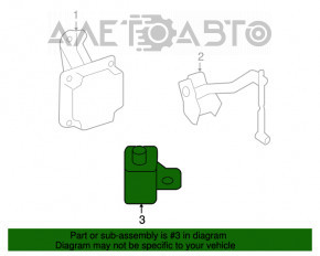 Accelerometru de senzor Lexus ES350 07-12