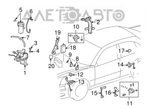 Senzor de accelerare Lexus GS300 GS350 GS430 GS450h 06-11