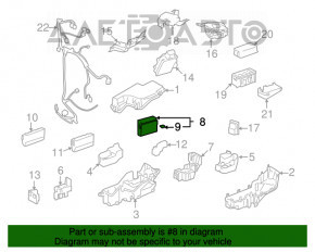 Blocul de rețea MULTIPLEX Lexus GS450h 07-11 SUA