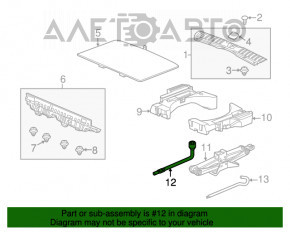 Maneta cricului pentru Honda Accord 18-22