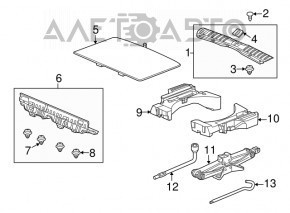 Maneta cricului pentru Honda Accord 18-22