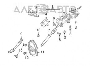 MULTIPLEX TILT & TELESCOPIC Lexus LS460 LS600h 07-12 rwd
MULTIPLEX INCLINARE ȘI TELESCOPIC Lexus LS460 LS600h 07-12 rwd