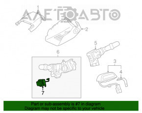 Joystick-ul de reglare a volanului pentru Lexus RX350 RX450 10-15.