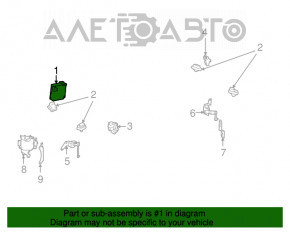 Modulul de control al barei de balansare pentru Lexus GS450h 06-11