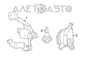 MONTAJ COMPUTER, CONTROLUL SUSPENSIEI Lexus NX300 NX300h 18-21