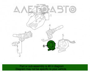 Senzorul unghiului de rotire a volanului Lexus GS300 GS350 06-11