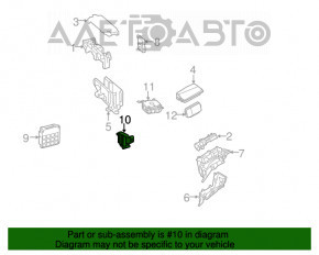 Ventilatorul de răcire al computerului drept pentru Lexus RX450h 10-15.