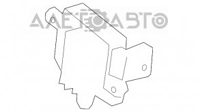 Ventilatorul de răcire al computerului Toyota Highlander 14-19 2.7, 3.5