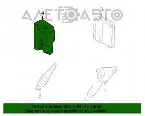 Корпус блока ECU компьютера двигателя Toyota Camry v40