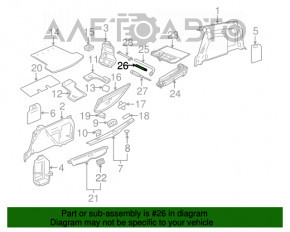 Ghid pentru schimbarea roții la Audi A4 B8 08-16 sedan