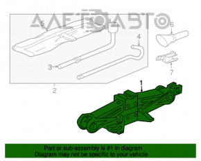 Домкрат Honda CRV 12-16