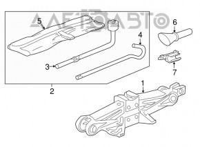 Домкрат Honda CRV 12-16