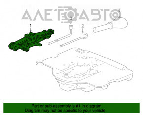 Домкрат Honda Accord 18-22