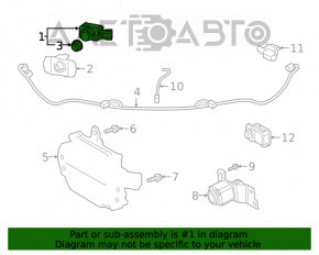 Парктроник передний внутренний Lexus ES250 ES300h ES350 19-