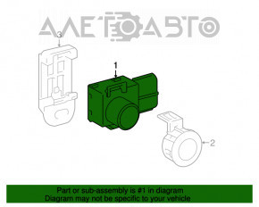 Парктроник передний Toyota Prius V 12-14 дорест, с кольцом