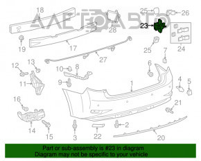 Senzor de parcare spate pentru Lexus ES300h ES350 13-18 fără carcasă.