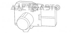 Парктроник заднего бампера Lexus RX350 RX450h 10-12 дорест новый неоригинал TQPARTS