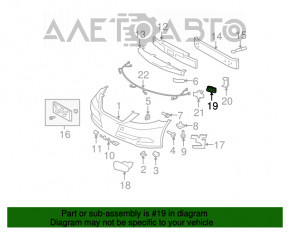 Senzor de parcare spate pentru Lexus LS460 LS600h 07-12 fără inel