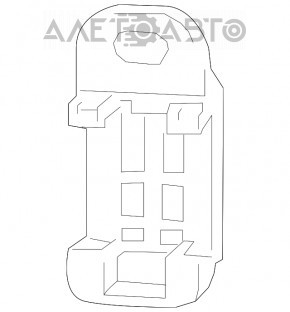 Suportul senzorului de parcare pentru bara din spate a modelului Lexus RX350 RX450h 10-15, nou, original OEM.