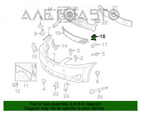 Крепление парктроника заднего бампера Lexus GS300 GS350 GS430 GS450h 06-11