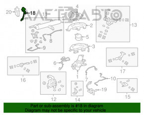 Датчик наклона кузова передний правый Lexus RX350 RX450h 10-15 с тяжкой