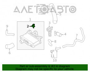 Map Sensor Lexus NX200t NX300 NX300h 15-21