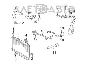 Senzor temperatura lichidului de racire Lexus IS200 IS300 99-05 nou original OEM