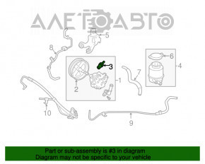 Senzor de presiune pentru servodirecție Lexus IS200 IS300 99-05, nou, original OEM