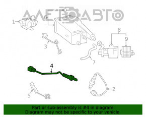 Sonda lambda este prima pe dreapta la Toyota Highlander 20-22 3.5