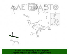 Sonda lambda frontală a doua pentru Lexus ES300 ES330.