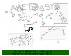 Sonda lambda frontală secundară pentru Lexus RX450 10-15