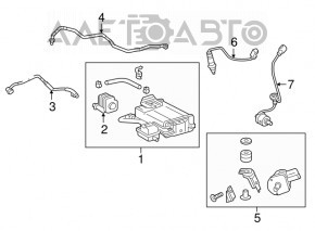 Sonda lambda stânga a doua pentru Lexus IS250 14-20