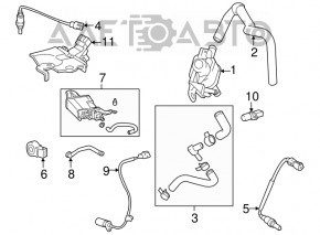 Sonda lambda a doua pentru Lexus HS250h 10-12