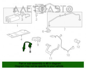 Sonda lambda față primară Toyota Highlander 14-16 3.5